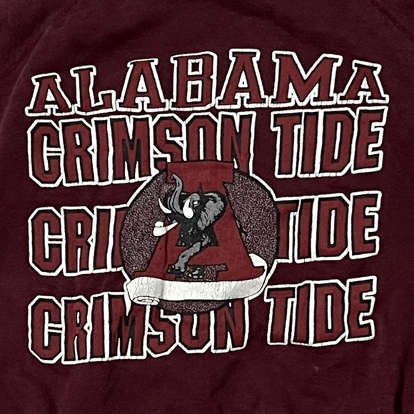 Vintage University of Alabama Crimson Tide NCAA College 1980s Sweatshirt - Picture 2 of 5